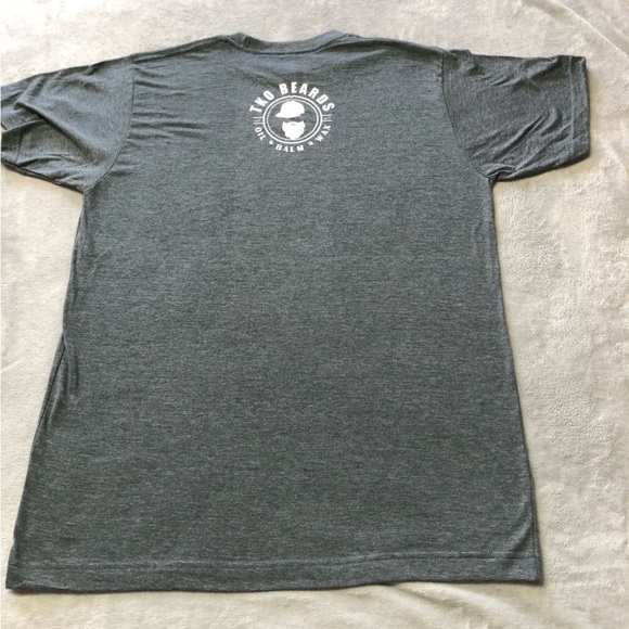 BEARDS Making Ugly Men Handsome Grey T-Shirt Size Medium - Picture 5 of 9